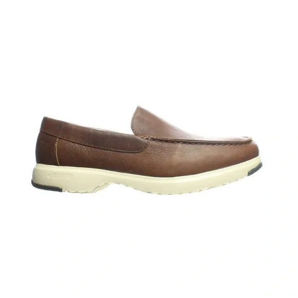 Baffin | Shoes | Baffin Kauai Brown Leather Slip On Loafers  display picture 3